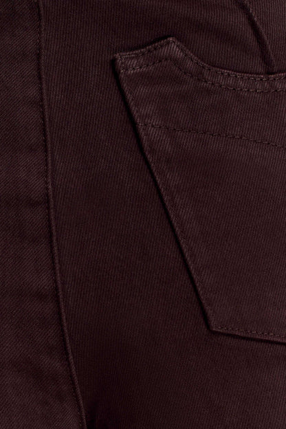 Beatrix High Rise Denim Jeans - Chocolate