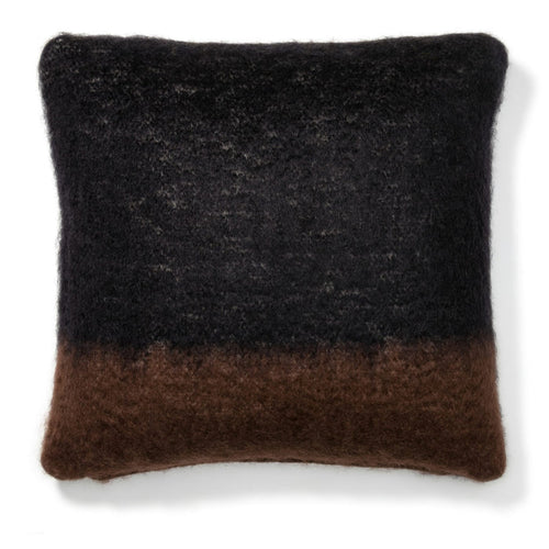 Black Mohair Pillow Case