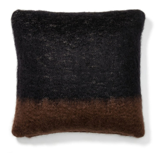 Black Mohair Pillow Case