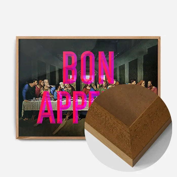 21x30cm | 8¼ x 11¾in / Oak Wood Frame