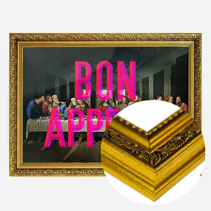 21x30cm | 8¼ x 11¾in / Gold Ornate Frame