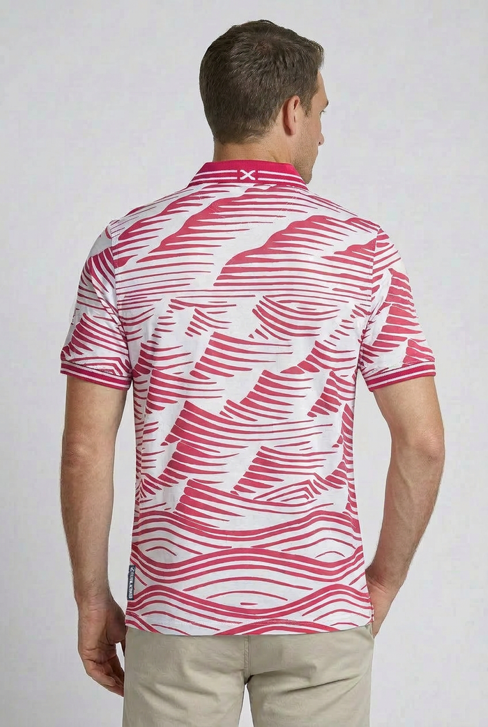 Boom Boom | Men's Printed 40s Jersey Polo