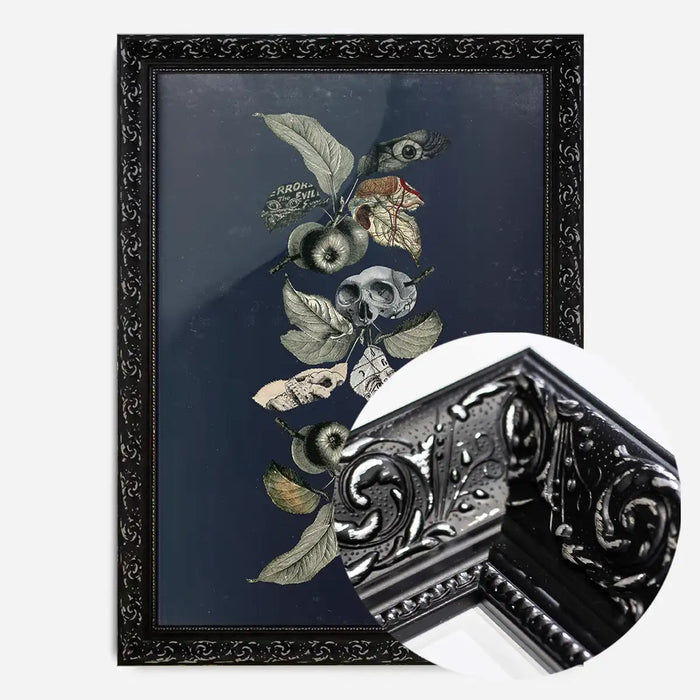 21x30cm | 8¼ x 11¾in / Black Ornate Frame