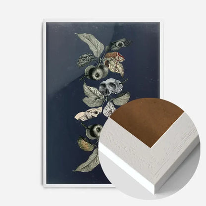 21x30cm | 8¼ x 11¾in / White Wood Frame