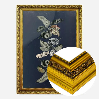 21x30cm | 8¼ x 11¾in / Gold Ornate Frame