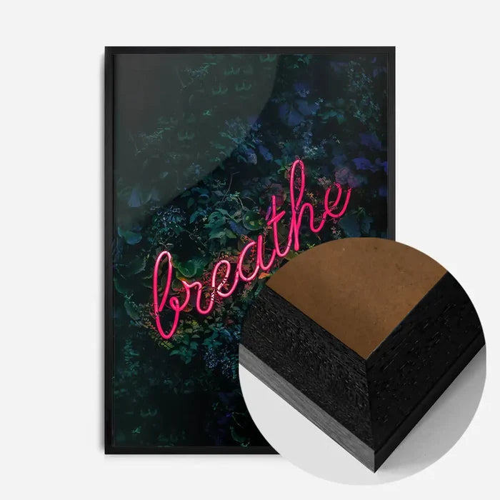 21x30cm | 8¼ x 11¾in / Black Wood Frame