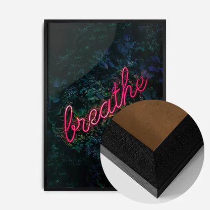 21x30cm | 8¼ x 11¾in / Black Wood Frame