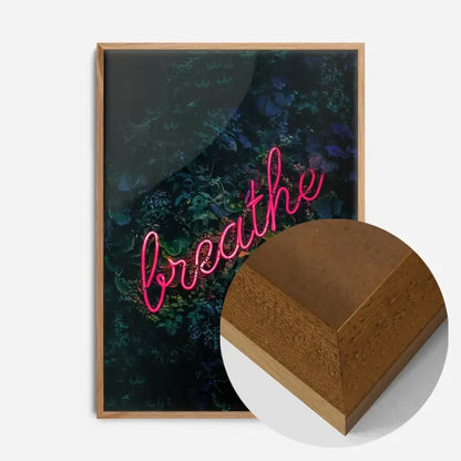 21x30cm | 8¼ x 11¾in / Oak Wood Frame