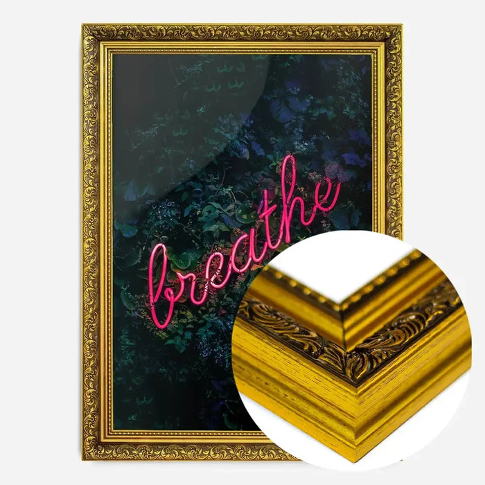 21x30cm | 8¼ x 11¾in / Gold Ornate Frame