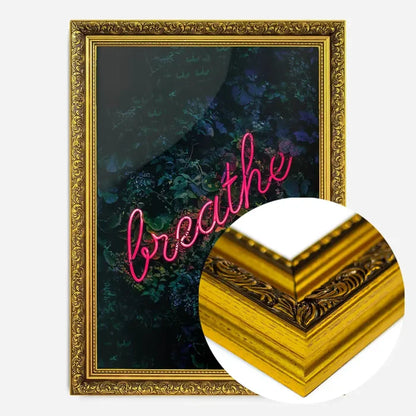 21x30cm | 8¼ x 11¾in / Gold Ornate Frame