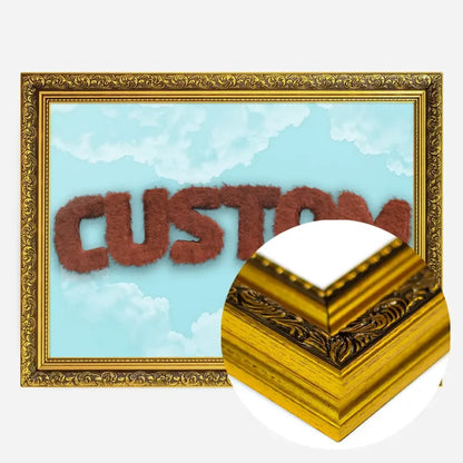 21x30cm | 8¼ x 11¾in / Gold Ornate Frame