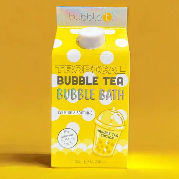 bubble t tropical bubble bath 480ml with tropical extracts and exotic fragrance