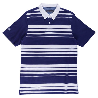 Buck |  Men's Striped Pique Polo