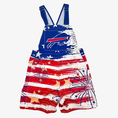 Buffalo Bills America Themed Shortalls