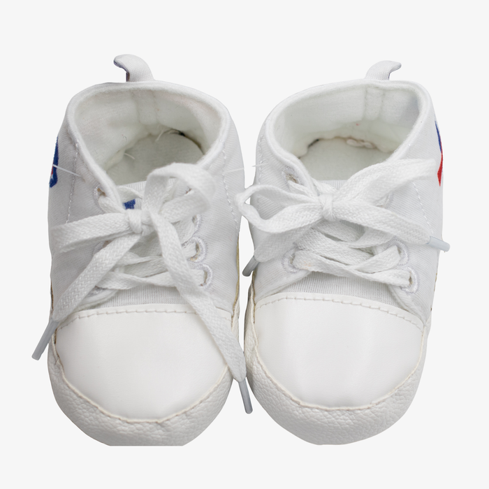 Buffalo Bills White Baby Shoes