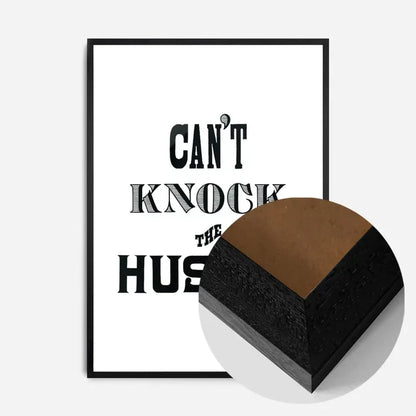 21x30cm | 8¼ x 11¾in / Black Wood Frame