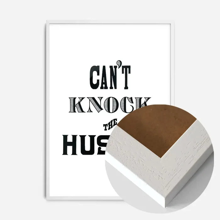 21x30cm | 8¼ x 11¾in / White Wood Frame