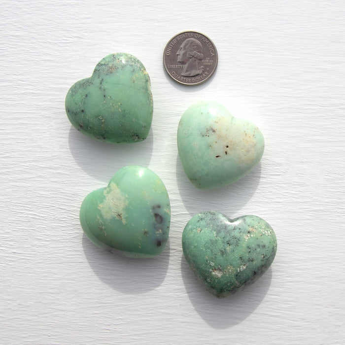Chrysoprase - Hearts, Intuitive Picks