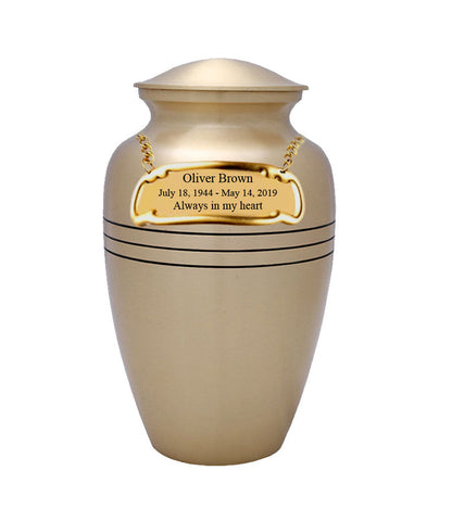 Urn with Tag