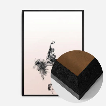 21x30cm | 8¼ x 11¾in / Black Wood Frame