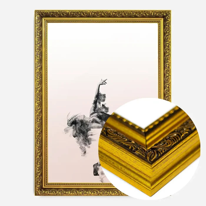 21x30cm | 8¼ x 11¾in / Gold Ornate Frame