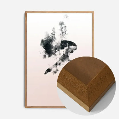 21x30cm | 8¼ x 11¾in / Oak Wood Frame