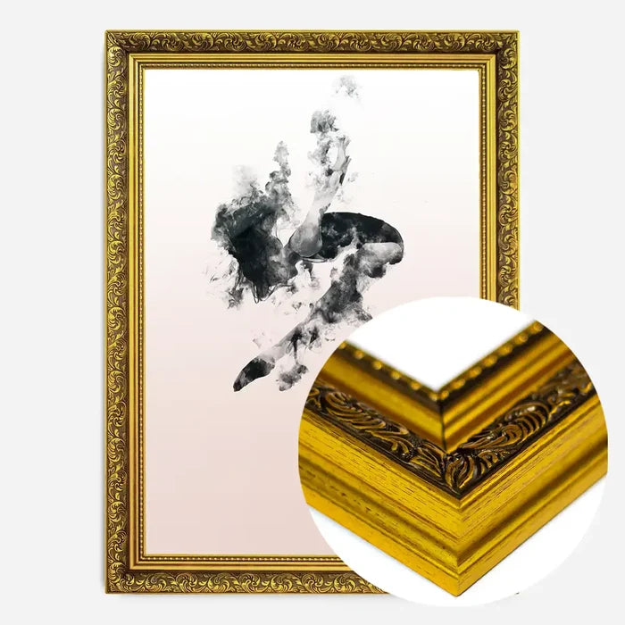 21x30cm | 8¼ x 11¾in / Gold Ornate Frame