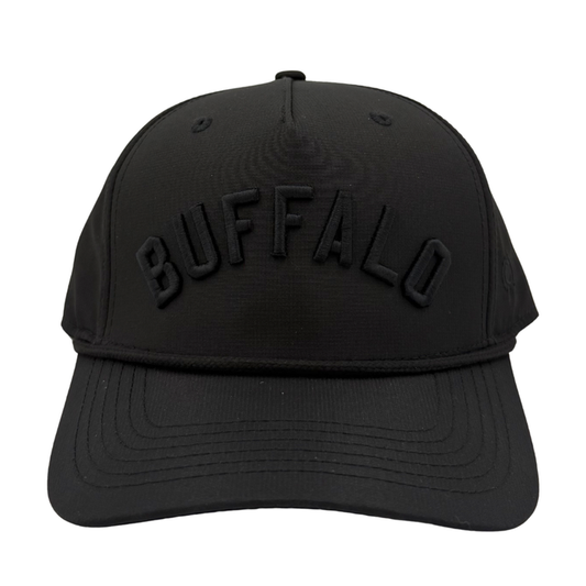 (code)word Buffalo All Black Performance Rope Hat