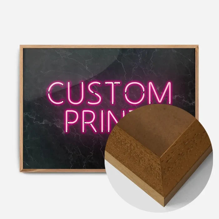 21x30cm | 8¼ x 11¾in / Oak Wood Frame