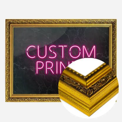 21x30cm | 8¼ x 11¾in / Gold Ornate Frame
