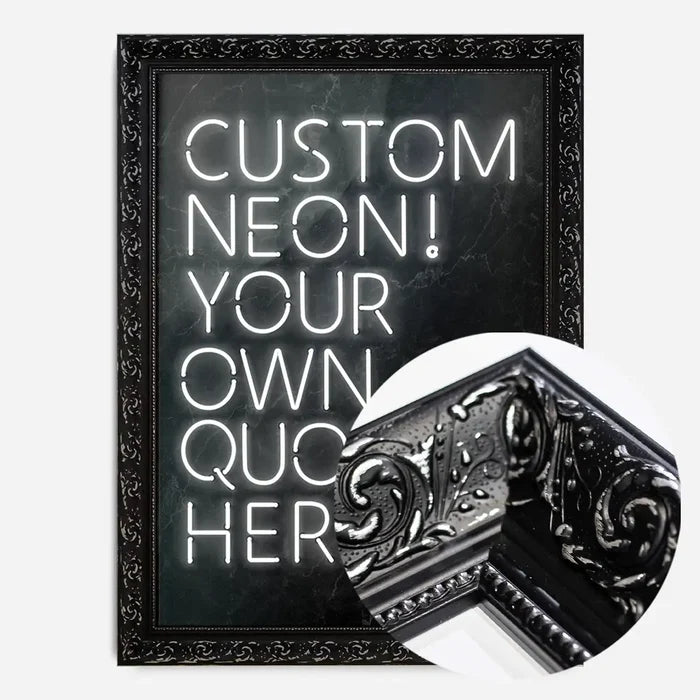21x30cm | 8¼ x 11¾in / Black Ornate Frame