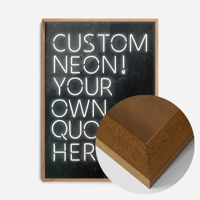 21x30cm | 8¼ x 11¾in / Oak Wood Frame