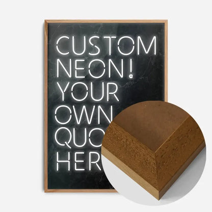 21x30cm | 8¼ x 11¾in / Oak Wood Frame