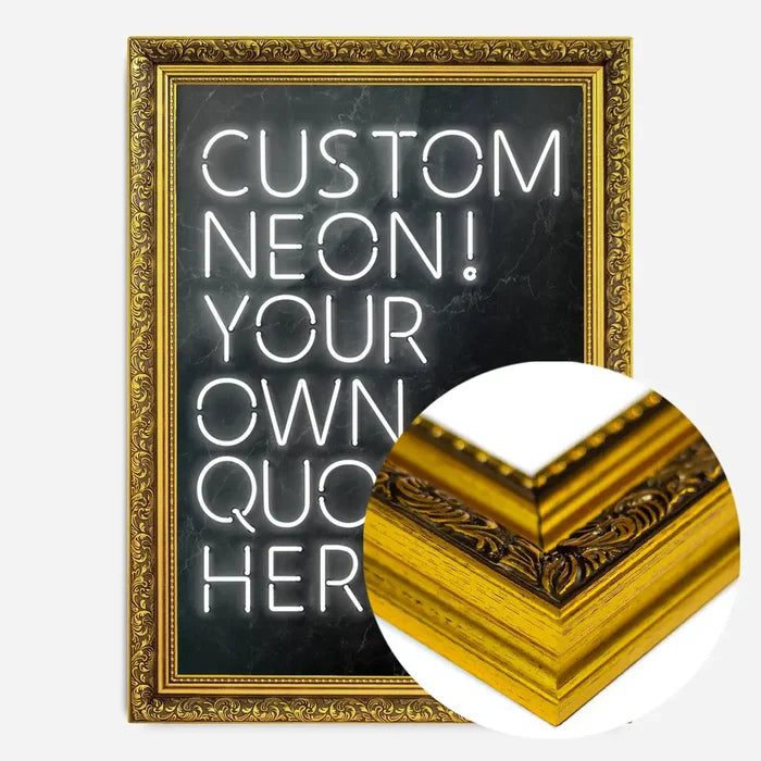21x30cm | 8¼ x 11¾in / Gold Ornate Frame