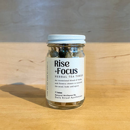 Daily Ritual Apothecary - Rise + Focus Herbal Tea Tokes