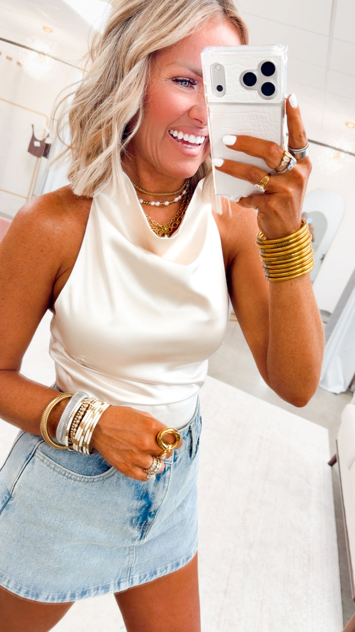 Dallas Denim Skort