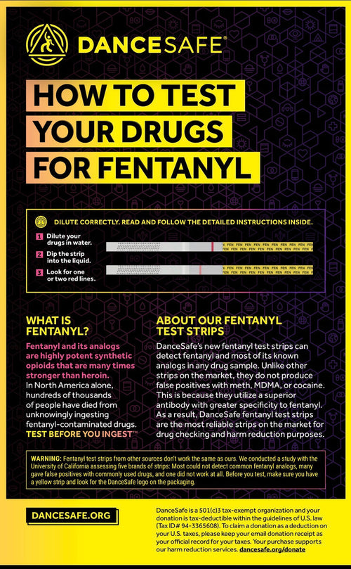 Dance Safe - Fentanyl Strips (singles)