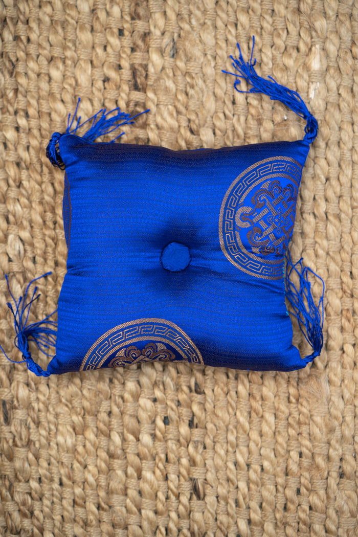 Dark Blue Square Cushion - Perfect for your singing bowl