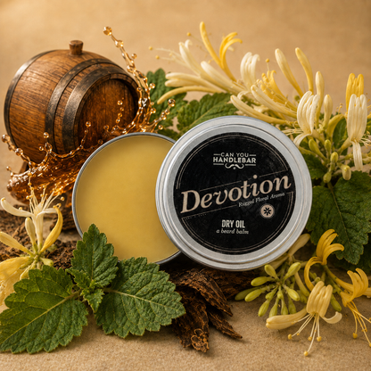 Devotion Dry Oil: Rugged Patchouli Beard Balm