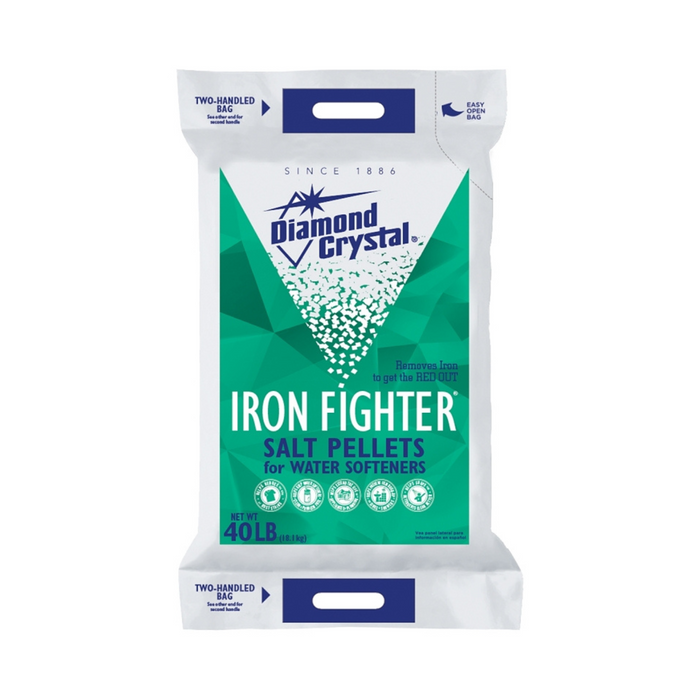 Diamond Crystals Iron Fighter Water Softener Salt Pellets - Pittsboro Feed
