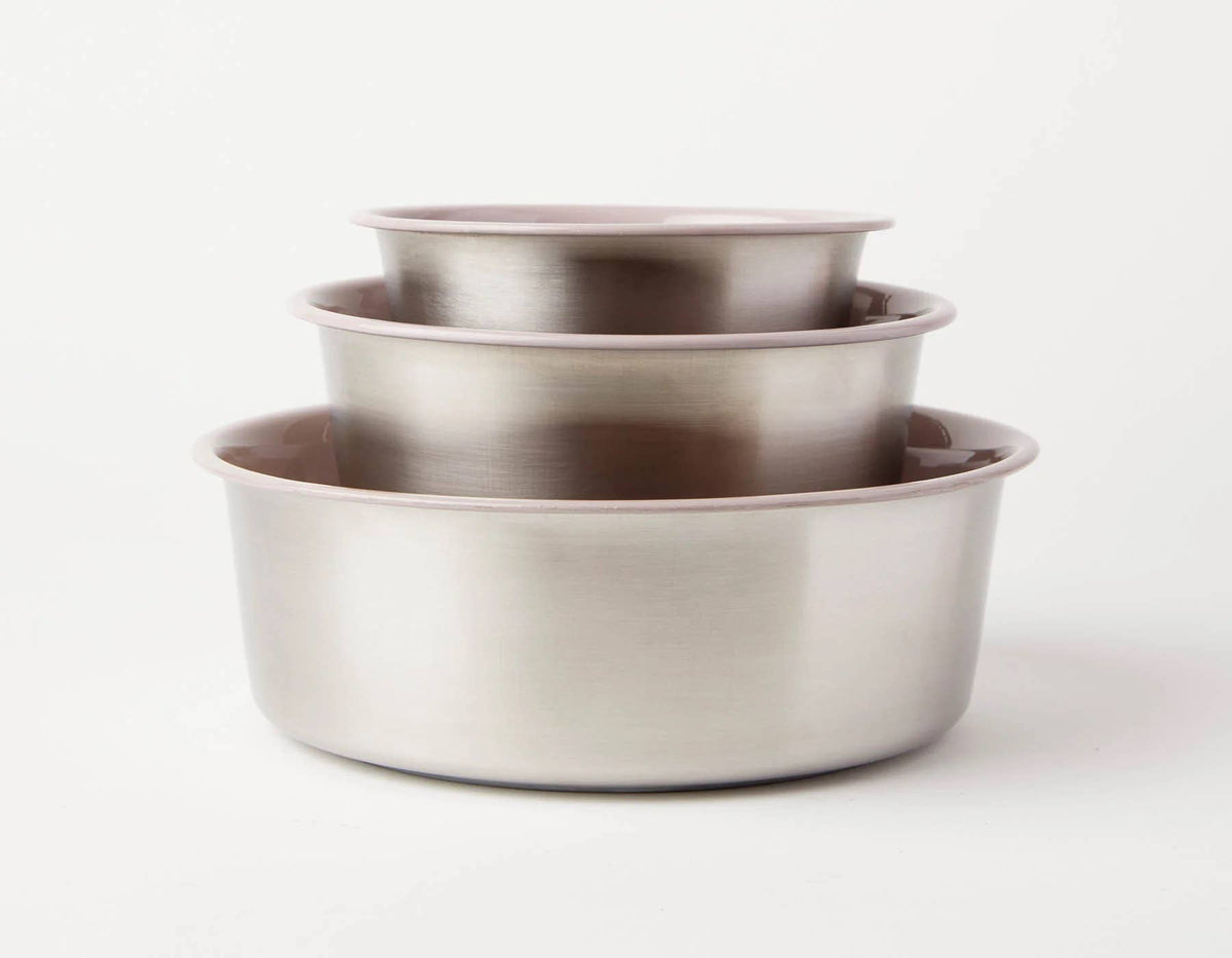 Jax & Bones Bone Slow Feeder Bowl Pink Small