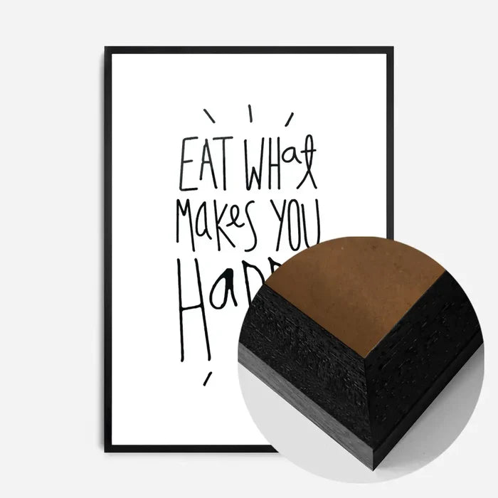 21x30cm | 8¼ x 11¾in / Black Wood Frame