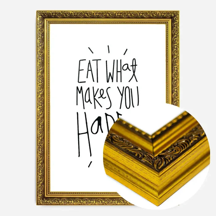 21x30cm | 8¼ x 11¾in / Gold Ornate Frame
