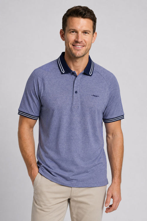Eldrick | Men's Two-Tone Pique Polo