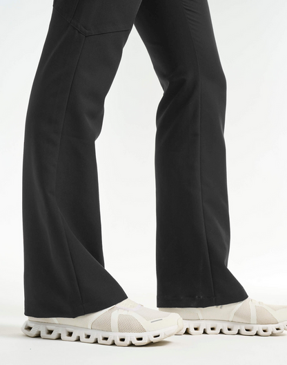 Essential Flare Scrub Pants - Asphalt