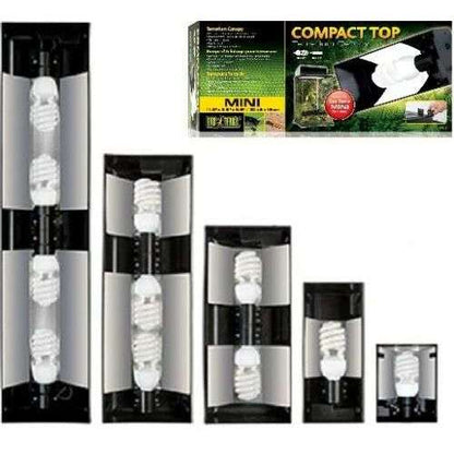 Exo Terra Compact Top Terrarium Hood:Jungle Bob's Reptile World