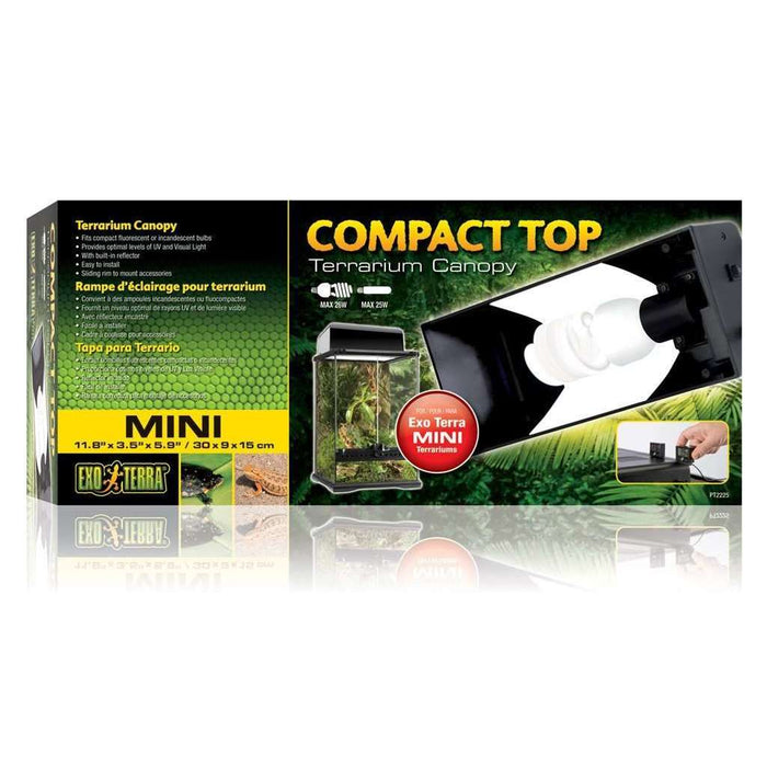 Exo Terra Compact Top Terrarium Hood:Jungle Bob's Reptile World