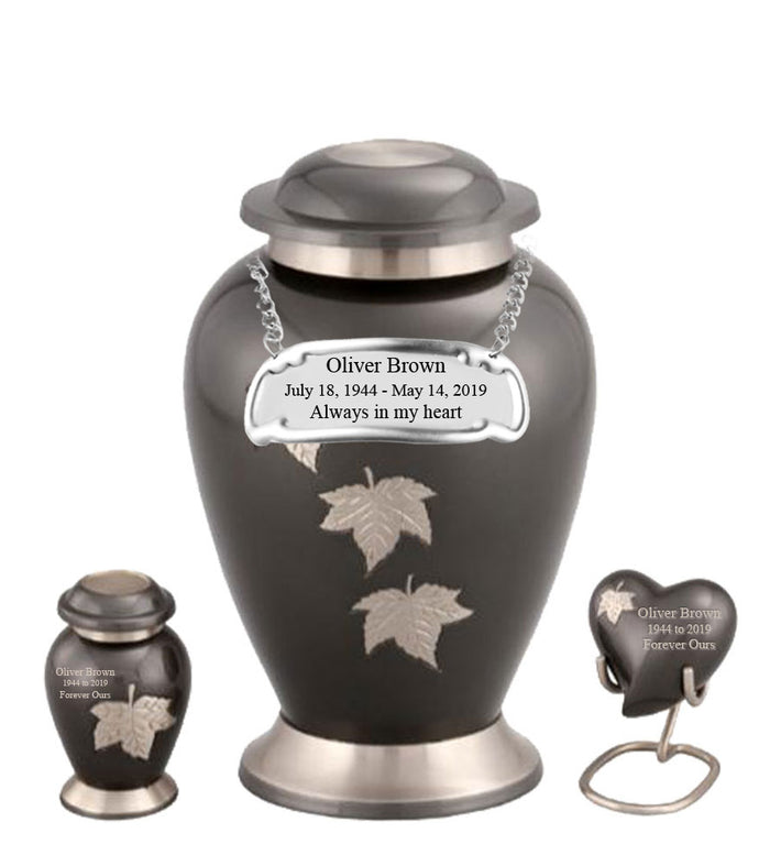 Flora Series - Autumnal Leaf Cremation Urn - IUET123FH
