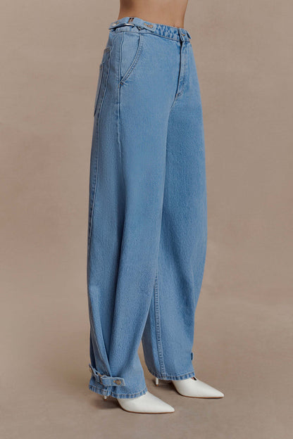 Flossie Multi Way Denim Jeans - Classic Blue