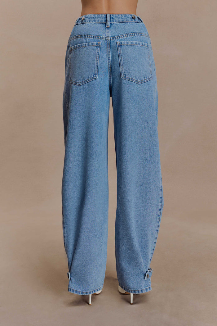 Flossie Multi Way Denim Jeans - Classic Blue